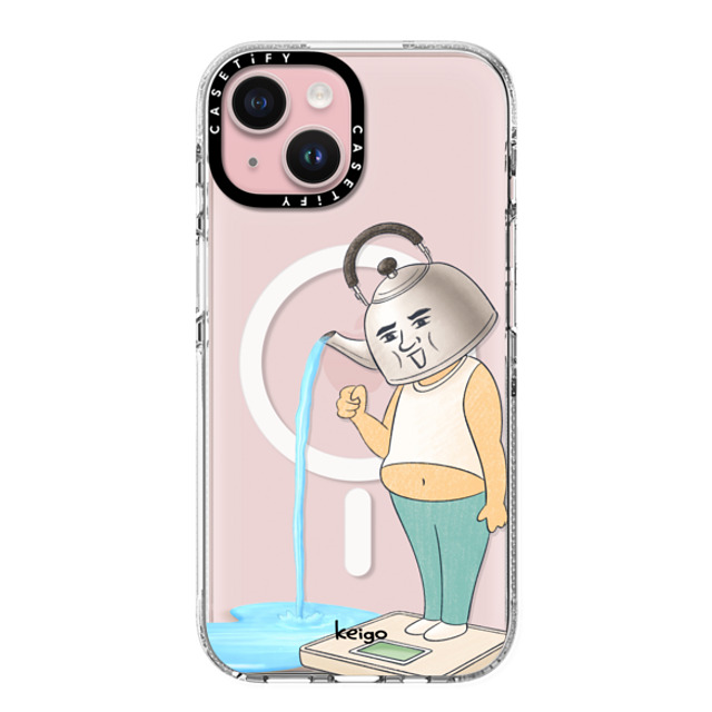 Keigo x CASETiFY iPhone 15 ケース クリア クリア ケース MagSafe対応 Keigo 04