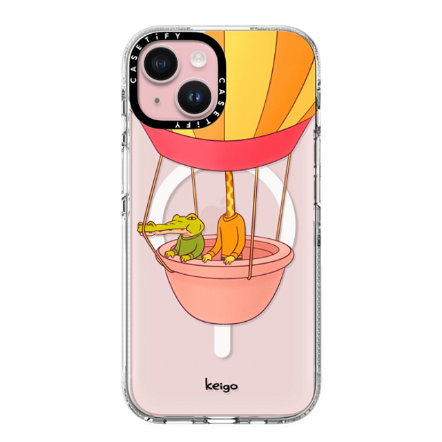 Keigo x CASETiFY iPhone 15 ケース クリア クリア ケース MagSafe対応 Keigo 06