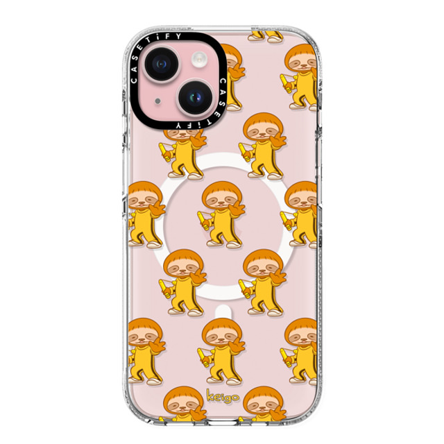 Keigo x CASETiFY iPhone 15 ケース クリア クリア ケース MagSafe対応 Keigo 07