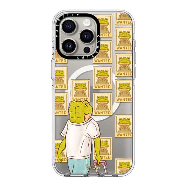 Keigo x CASETiFY iPhone 15 Pro Max ケース クリア クリア ケース MagSafe対応 Keigo 05