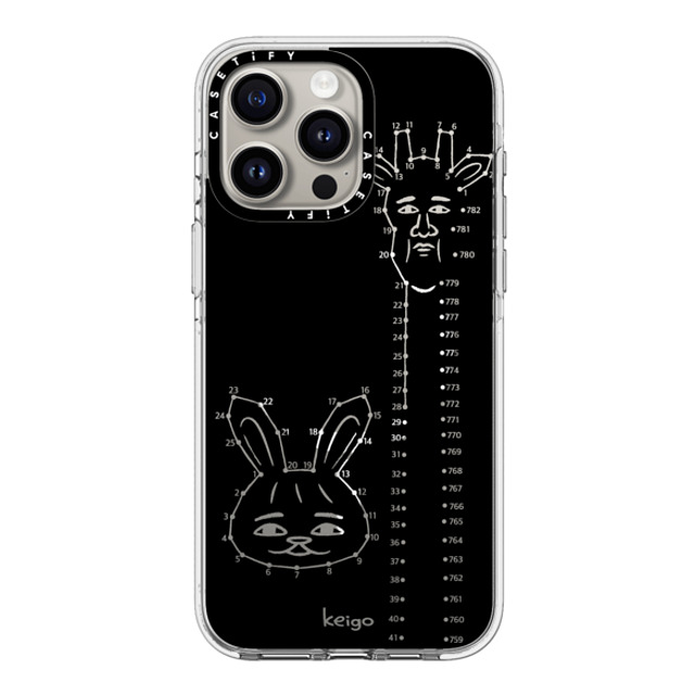 Keigo x CASETiFY iPhone 15 Pro Max ケース クリア クリア ケース MagSafe対応 Keigo 09