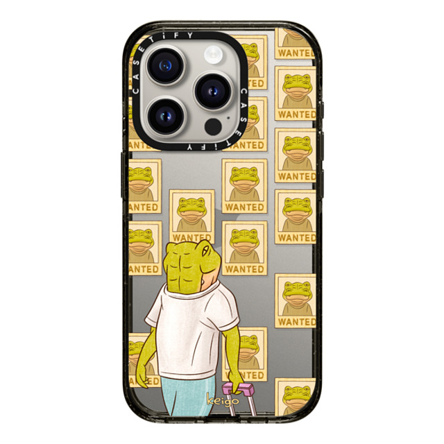 Keigo x CASETiFY iPhone 15 Pro ケース ブラック インパクトケース Keigo 05