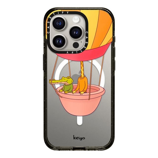 Keigo x CASETiFY iPhone 15 Pro ケース ブラック インパクトケース MagSafe対応 Keigo 06