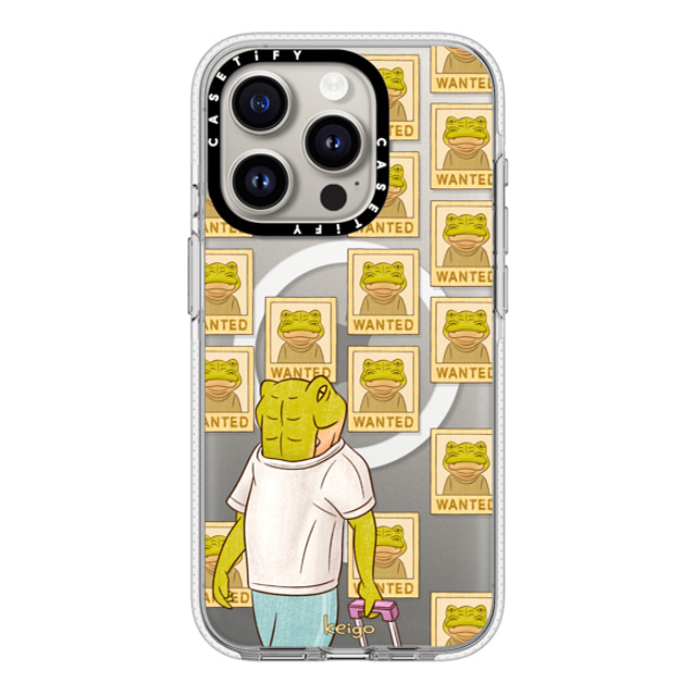 Keigo x CASETiFY iPhone 15 Pro ケース クリア クリア ケース MagSafe対応 Keigo 05