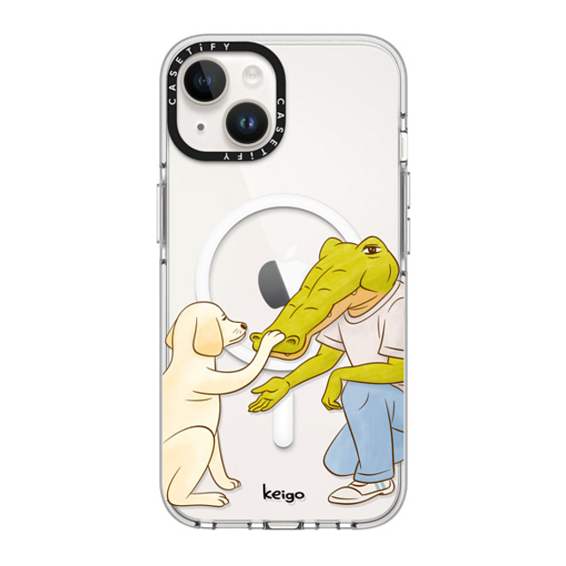 Keigo x CASETiFY iPhone 14 ケース クリア クリア ケース MagSafe対応 Keigo 08