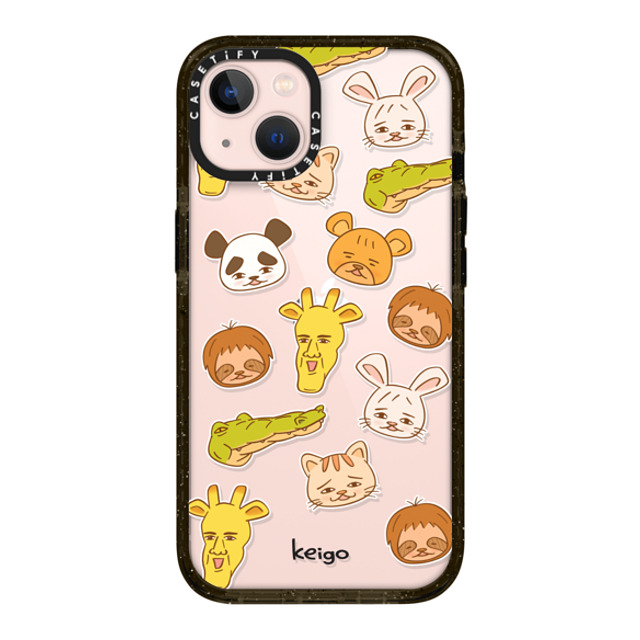 Keigo x CASETiFY iPhone 13 ケース ブラック インパクトケース Keigo - 06