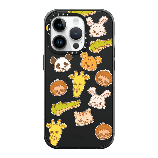 Keigo x CASETiFY iPhone 14 Pro ケース マットブラック インパクトケース MagSafe対応 Keigo - 06