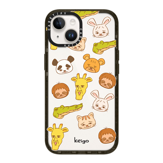 Keigo x CASETiFY iPhone 14 ケース ブラック インパクトケース Keigo - 06