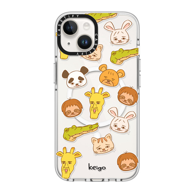 Keigo x CASETiFY iPhone 14 ケース クリア クリア ケース MagSafe対応 Keigo - 06