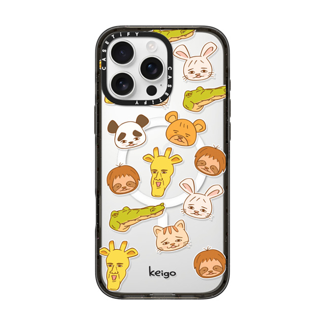 Keigo x CASETiFY iPhone 16 Pro Max ケース ブラック インパクトケース MagSafe対応 Keigo - 06