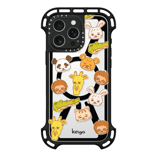 Keigo x CASETiFY iPhone 16 Pro Max ケース ブラック ウルトラ バウンスケース MagSafe対応 Keigo - 06