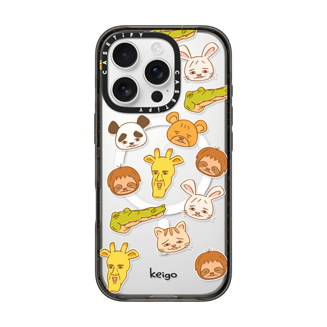 Keigo x CASETiFY iPhone 16 Pro ケース ブラック インパクトケース MagSafe対応 Keigo - 06