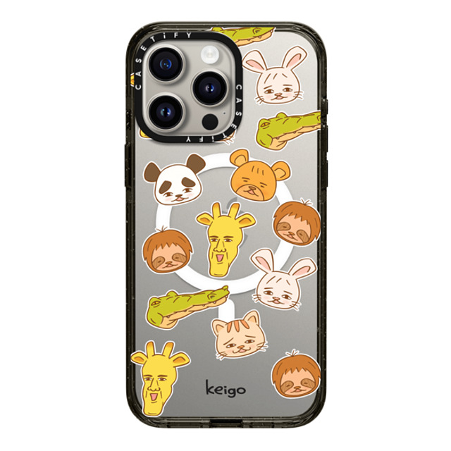 Keigo x CASETiFY iPhone 15 Pro Max ケース ブラック インパクトケース MagSafe対応 Keigo - 06