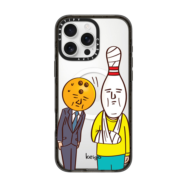 Keigo x CASETiFY iPhone 16 Pro Max ケース Cartoon ブラック インパクトケース MagSafe対応 Keigo - 03 Father's Day Keigo x CASETiFY iPhone 16 Pro Max ケース Cartoon ブラック インパクトケース MagSafe対応 Keigo - 03 Father's Day