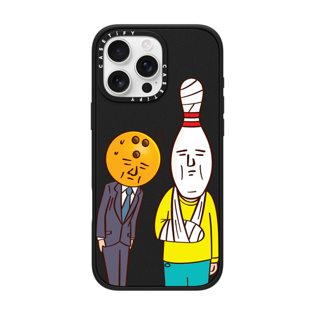Keigo x CASETiFY iPhone 16 Pro Max ケース Cartoon マットブラック インパクトケース MagSafe対応 Keigo - 03 Father's Day Keigo x CASETiFY iPhone 16 Pro Max ケース Cartoon マットブラック インパクトケース MagSafe対応 Keigo - 03 Father's Day
