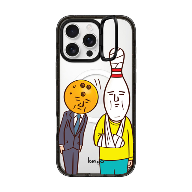 Keigo x CASETiFY iPhone 16 Pro Max ケース Cartoon ブラック インパクトリングスタンドケース MagSafe対応 Keigo - 03 Father's Day Keigo x CASETiFY iPhone 16 Pro Max ケース Cartoon ブラック インパクトリングスタンドケース MagSafe対応 Keigo - 03 Father's Day