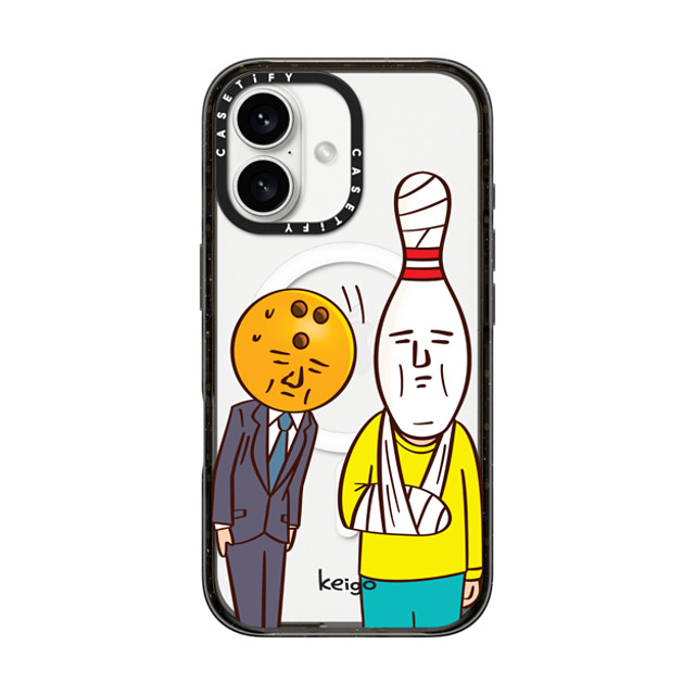 Keigo x CASETiFY iPhone 16 Case Cartoon Black インパクトケース MagSafe対応 Keigo - 03 Father's Day Keigo x CASETiFY iPhone 16 Case Cartoon Black インパクトケース MagSafe対応 Keigo - 03 Father's Day