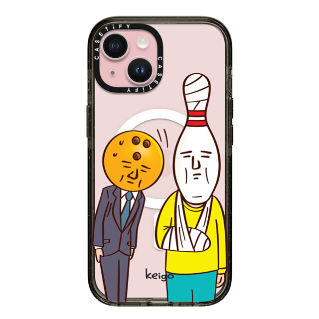 Keigo x CASETiFY iPhone 15 Case Cartoon Black インパクトケース MagSafe対応 Keigo - 03 Father's Day Keigo x CASETiFY iPhone 15 Case Cartoon Black インパクトケース MagSafe対応 Keigo - 03 Father's Day