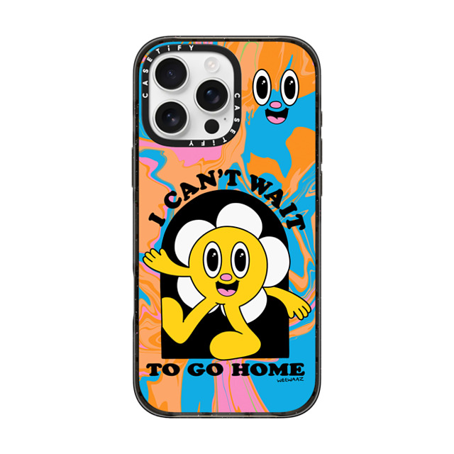 Weewaaz x CASETiFY iPhone 16 Pro Max ケース Cartoon,Quote ブラック インパクトケース I Can't Wait Father's Day Weewaaz x CASETiFY iPhone 16 Pro Max ケース Cartoon,Quote ブラック インパクトケース I Can't Wait Father's Day