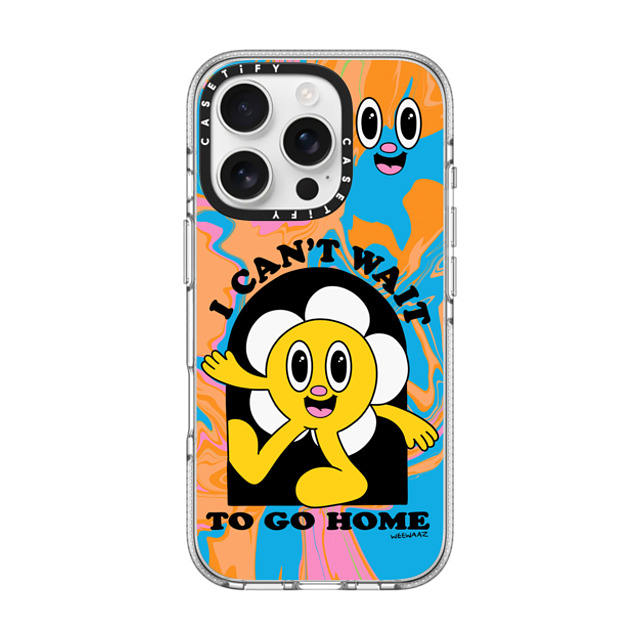 Weewaaz x CASETiFY iPhone 16 Pro Case Cartoon,Quote Clear Clear Case MagSafe Compatible I Can't Wait Father's Day Weewaaz x CASETiFY iPhone 16 Pro Case Cartoon,Quote Clear Clear Case MagSafe Compatible I Can't Wait Father's Day