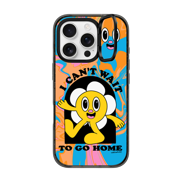 Weewaaz x CASETiFY iPhone 16 Pro Case Cartoon,Quote Black インパクトリングスタンドケース MagSafe対応 I Can't Wait Father's Day Weewaaz x CASETiFY iPhone 16 Pro Case Cartoon,Quote Black インパクトリングスタンドケース MagSafe対応 I Can't Wait Father's Day