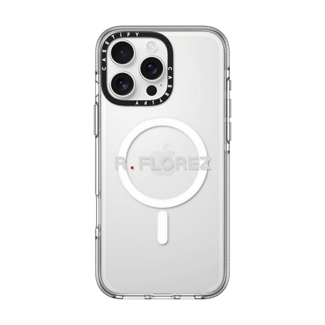 CASETiFY iPhone 16 Pro Max ケース クリア クリア ケース MagSafe対応 Custom Case - R. florez