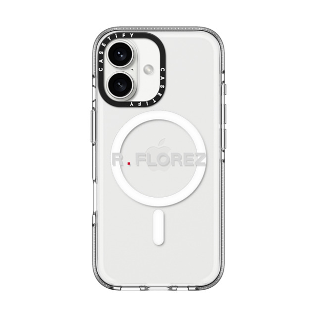 CASETiFY iPhone 16 ケース クリア クリア ケース MagSafe対応 Custom Case - R. florez