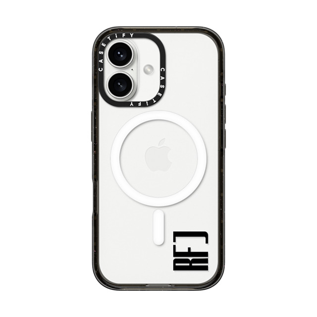 CASETiFY iPhone 16 ケース ブラック インパクトケース MagSafe対応 Custom Case - rfj