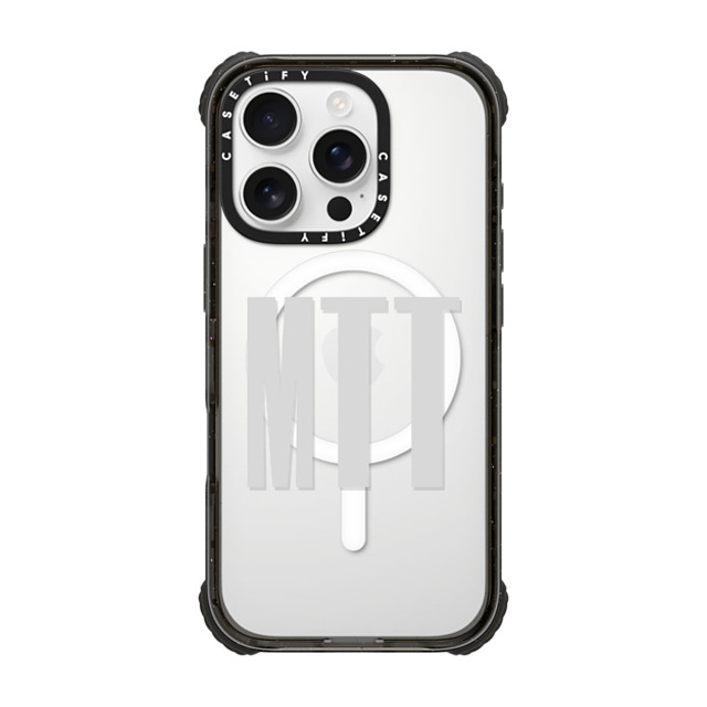 CASETiFY iPhone 16 Pro Case Black ウルトラ インパクトケース MagSafe 対応 Custom Case - MTT CASETiFY iPhone 16 Pro Case Black ウルトラ インパクトケース MagSafe 対応 Custom Case - MTT