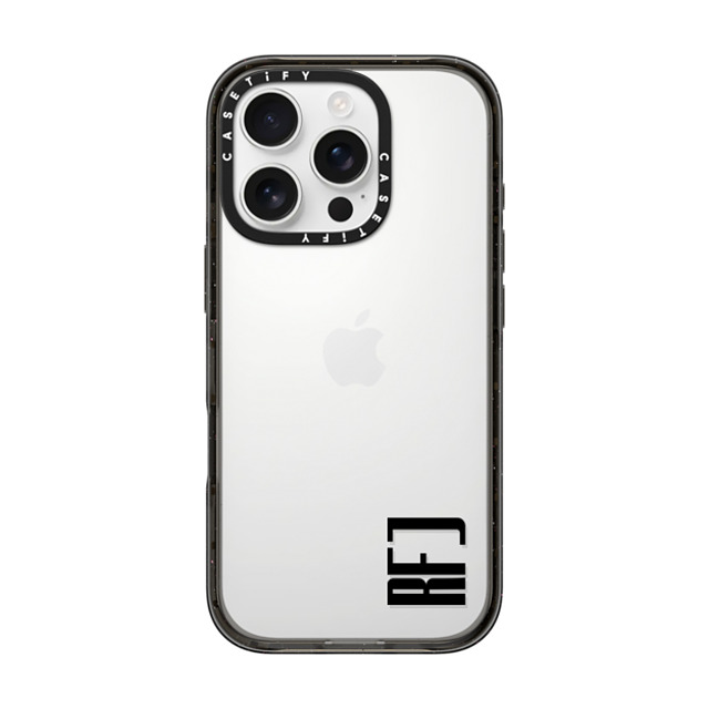 CASETiFY iPhone 16 Pro ケース ブラック インパクトケース Custom Case - rfj