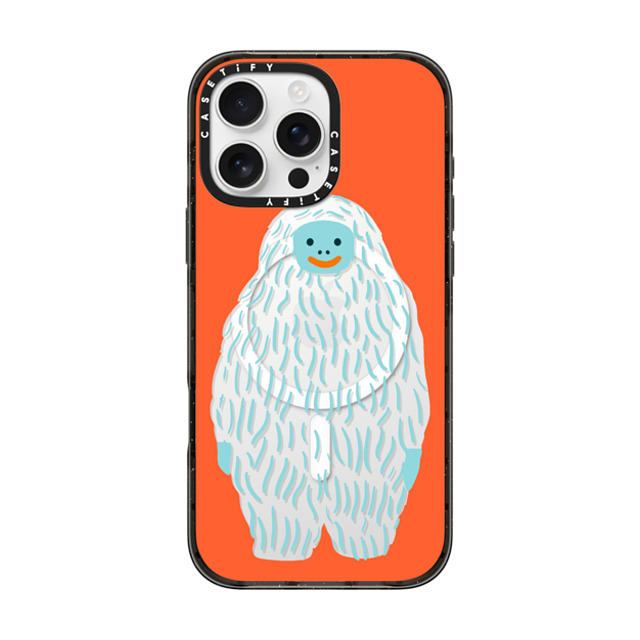 Naomi Wilkinson x CASETiFY iPhone 16 Pro Max ケース Animal,Cartoon ブラック インパクトケース MagSafe対応 Mirror Yeti by Naomi Wilkinson Back to School Naomi Wilkinson x CASETiFY iPhone 16 Pro Max ケース Animal,Cartoon ブラック インパクトケース MagSafe対応 Mirror Yeti by Naomi Wilkinson Back to School
