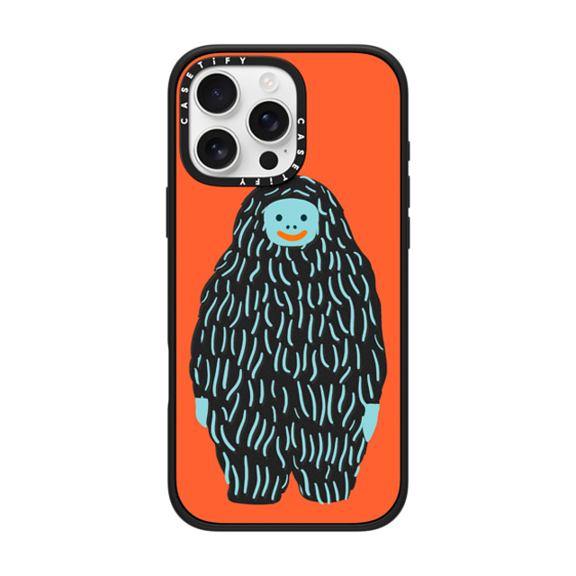 Naomi Wilkinson x CASETiFY iPhone 16 Pro Max ケース Animal,Cartoon マットブラック インパクトケース MagSafe対応 Mirror Yeti by Naomi Wilkinson Back to School Naomi Wilkinson x CASETiFY iPhone 16 Pro Max ケース Animal,Cartoon マットブラック インパクトケース MagSafe対応 Mirror Yeti by Naomi Wilkinson Back to School