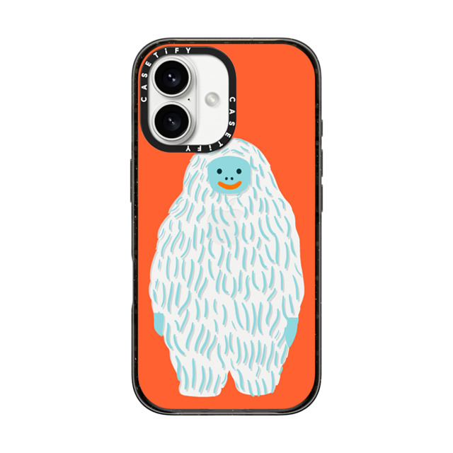 Naomi Wilkinson x CASETiFY iPhone 16 Case Animal,Cartoon Black Impact Case Mirror Yeti by Naomi Wilkinson Mother's Day Naomi Wilkinson x CASETiFY iPhone 16 Case Animal,Cartoon Black Impact Case Mirror Yeti by Naomi Wilkinson Mother's Day