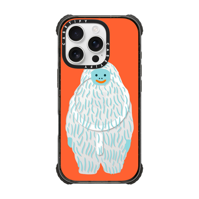 Naomi Wilkinson x CASETiFY iPhone 16 Pro Case Animal,Cartoon Black ウルトラ インパクトケース MagSafe 対応 Mirror Yeti by Naomi Wilkinson Mother's Day Naomi Wilkinson x CASETiFY iPhone 16 Pro Case Animal,Cartoon Black ウルトラ インパクトケース MagSafe 対応 Mirror Yeti by Naomi Wilkinson Mother's Day