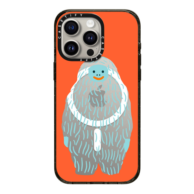 Naomi Wilkinson x CASETiFY iPhone 15 Pro Max Case Animal,Cartoon ブラック インパクトケース MagSafe対応 Mirror Yeti by Naomi Wilkinson Mother's Day Naomi Wilkinson x CASETiFY iPhone 15 Pro Max Case Animal,Cartoon ブラック インパクトケース MagSafe対応 Mirror Yeti by Naomi Wilkinson Mother's Day