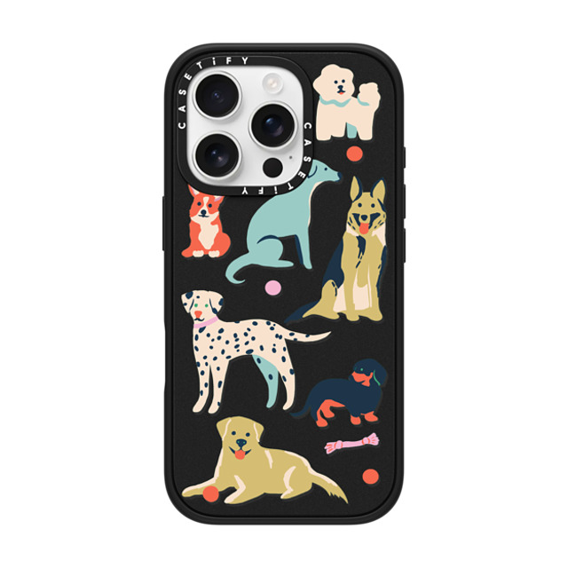 Naomi Wilkinson x CASETiFY iPhone 16 Pro Case Sticker,Dog Matte Black Impact Case MagSafe Compatible Dogs Transparent By Naomi Wilkinson Father's Day Naomi Wilkinson x CASETiFY iPhone 16 Pro Case Sticker,Dog Matte Black Impact Case MagSafe Compatible Dogs Transparent By Naomi Wilkinson Father's Day