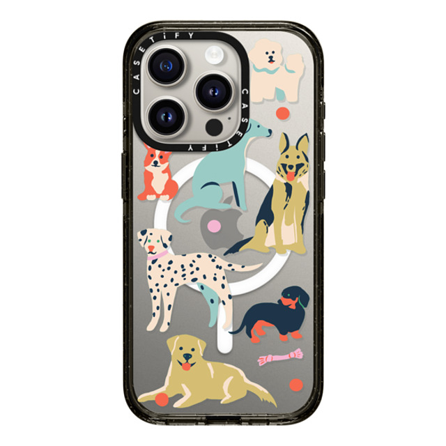 Naomi Wilkinson x CASETiFY iPhone 15 Pro Case Sticker,Dog Black Impact Case MagSafe Compatible Dogs Transparent By Naomi Wilkinson Father's Day Naomi Wilkinson x CASETiFY iPhone 15 Pro Case Sticker,Dog Black Impact Case MagSafe Compatible Dogs Transparent By Naomi Wilkinson Father's Day