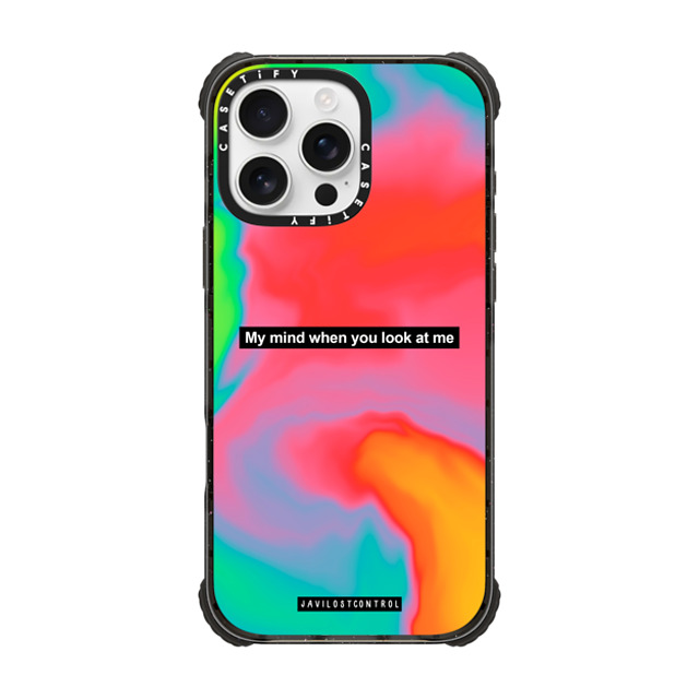 Javilostcontrol x CASETiFY iPhone 16 Pro Max Case Quote,Typography Black ウルトラ インパクトケース MagSafe 対応 JAVILOSTCONTROL - WAVES Back to School Javilostcontrol x CASETiFY iPhone 16 Pro Max Case Quote,Typography Black ウルトラ インパクトケース MagSafe 対応 JAVILOSTCONTROL - WAVES Back to School