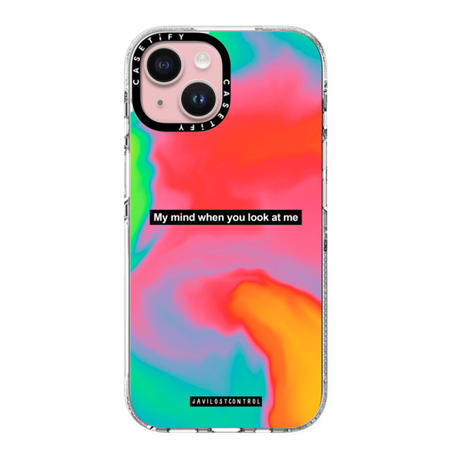 Javilostcontrol x CASETiFY iPhone 15 Case Quote,Typography クリア クリア ケース MagSafe対応 JAVILOSTCONTROL - WAVES Back to School Javilostcontrol x CASETiFY iPhone 15 Case Quote,Typography クリア クリア ケース MagSafe対応 JAVILOSTCONTROL - WAVES Back to School