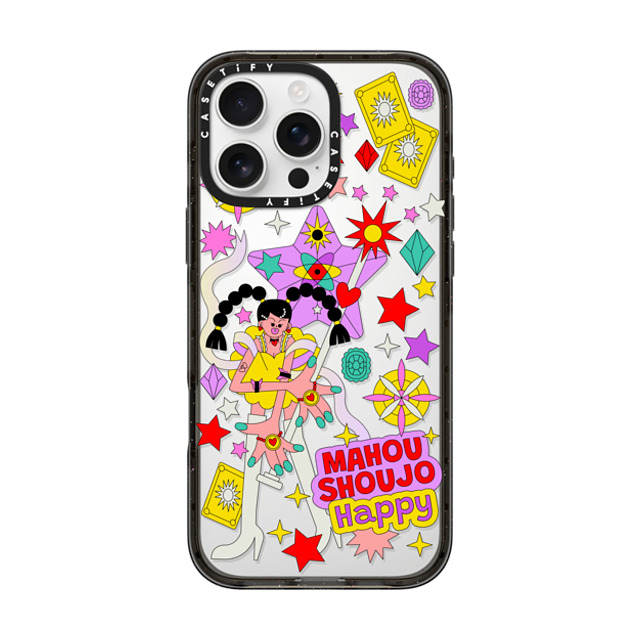 Lucia Pham x CASETiFY iPhone 16 Pro Max Case Sticker,Anime Black インパクトケース Magical Girl Father's Day Lucia Pham x CASETiFY iPhone 16 Pro Max Case Sticker,Anime Black インパクトケース Magical Girl Father's Day