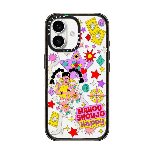 Lucia Pham x CASETiFY iPhone 16 Case Sticker,Anime Black インパクトケース Magical Girl Father's Day Lucia Pham x CASETiFY iPhone 16 Case Sticker,Anime Black インパクトケース Magical Girl Father's Day