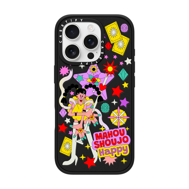 Lucia Pham x CASETiFY iPhone 16 Pro Case Sticker,Anime マットブラック インパクトケース MagSafe対応 Magical Girl Father's Day Lucia Pham x CASETiFY iPhone 16 Pro Case Sticker,Anime マットブラック インパクトケース MagSafe対応 Magical Girl Father's Day