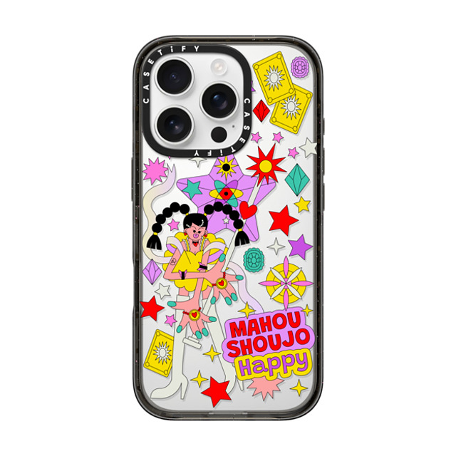 Lucia Pham x CASETiFY iPhone 16 Pro Case Sticker,Anime Black インパクトケース Magical Girl Father's Day Lucia Pham x CASETiFY iPhone 16 Pro Case Sticker,Anime Black インパクトケース Magical Girl Father's Day