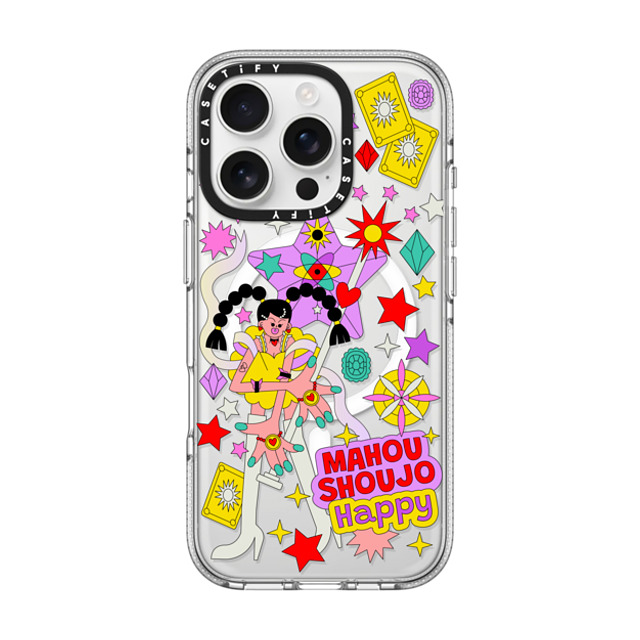 Lucia Pham x CASETiFY iPhone 16 Pro Case Sticker,Anime クリア クリア ケース MagSafe対応 Magical Girl Father's Day Lucia Pham x CASETiFY iPhone 16 Pro Case Sticker,Anime クリア クリア ケース MagSafe対応 Magical Girl Father's Day