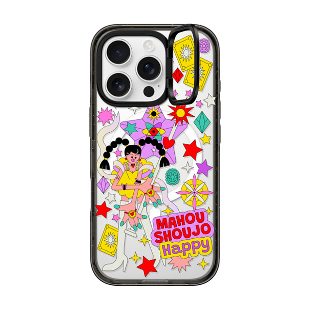Lucia Pham x CASETiFY iPhone 16 Pro Case Sticker,Anime Black インパクトリングスタンドケース MagSafe対応 Magical Girl Father's Day Lucia Pham x CASETiFY iPhone 16 Pro Case Sticker,Anime Black インパクトリングスタンドケース MagSafe対応 Magical Girl Father's Day