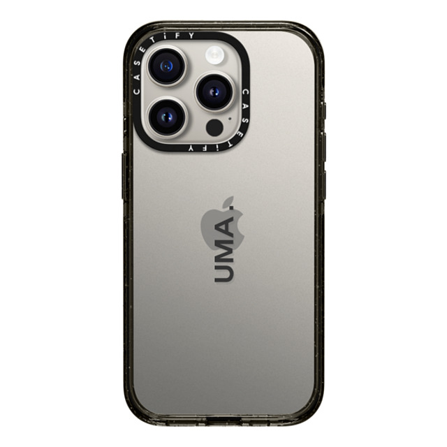 CASETiFY iPhone 15 Pro Case Black Impact Case Custom Case - uma. CASETiFY iPhone 15 Pro Case Black Impact Case Custom Case - uma.