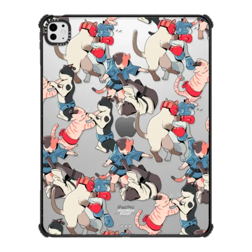 iPad Pro 13-inch (M4/M5) - Fighting Cat