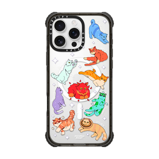 Mozza x CASETiFY iPhone 16 Pro Max Case Cat,Animal ブラック ウルトラ インパクトケース MagSafe 対応 Cativerse Solar System Mother's Day Mozza x CASETiFY iPhone 16 Pro Max Case Cat,Animal ブラック ウルトラ インパクトケース MagSafe 対応 Cativerse Solar System Mother's Day