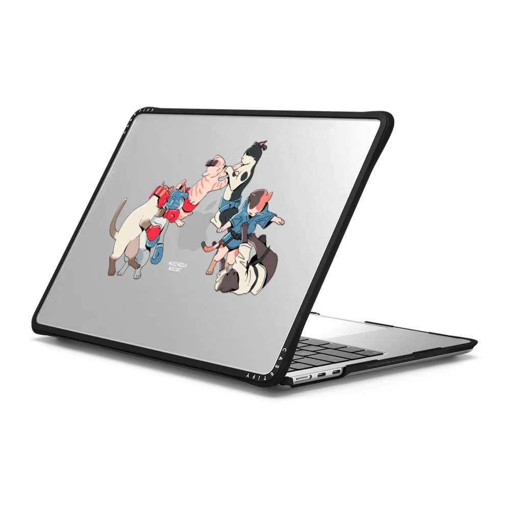 Impact MacBook Air 13-inch (M2 - M4) Case - Fighting Cat