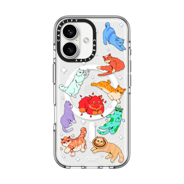Mozza x CASETiFY iPhone 16 Case Cat,Animal クリア クリア ケース MagSafe対応 Cativerse Solar System Mother's Day Mozza x CASETiFY iPhone 16 Case Cat,Animal クリア クリア ケース MagSafe対応 Cativerse Solar System Mother's Day